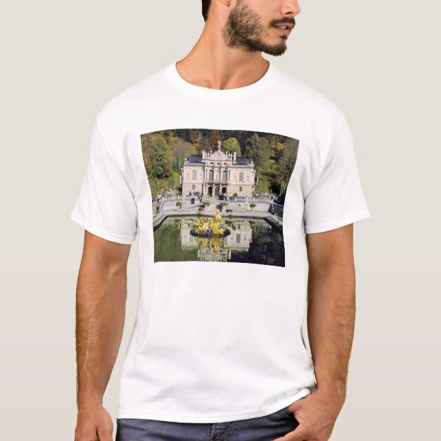 T-shirt Allemagne, Bavière, Château de Linderhof. Linderho (Devant)