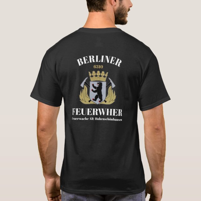 T-SHIRT ALLEMAGNE DÉTENUE PAR LE FEU DE BERLIN (Dos)