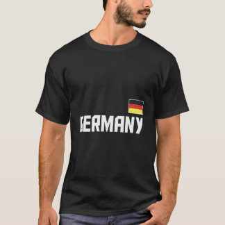 T-shirt Allemagne Drapeau Allemand Fierté Style sportif Pa