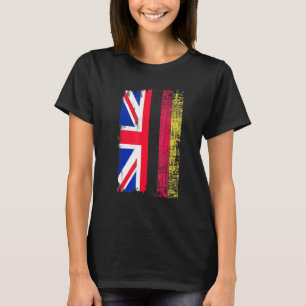 T-shirt Allemagne Royaume-Uni Drapeau Oktoberfest Deutsche