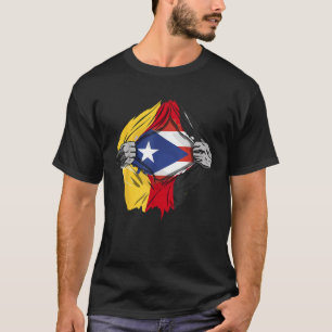 T-shirt Allemagne super Porto Rico Patrimoine allemand Fiè
