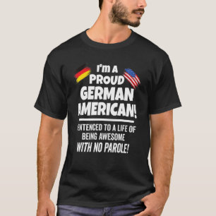T-shirt Allemagne Usa Drapeau Fier D'Être Un Am Allemand P