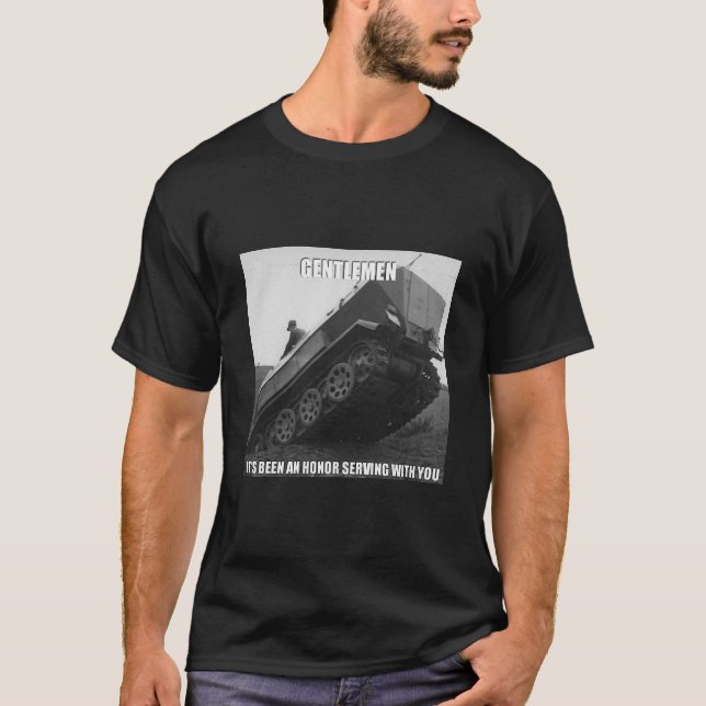T-shirt allemand de half-track de 2ÈME GUERRE (Devant)