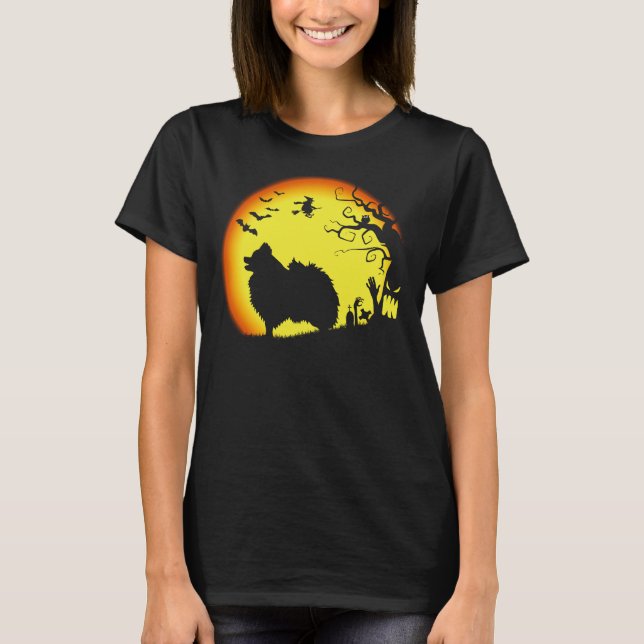 T-shirt allemand de Spitz (Devant)