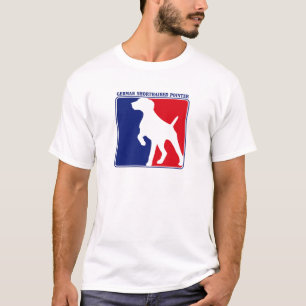 T-shirt allemand d'indicateur aux cheveux courts