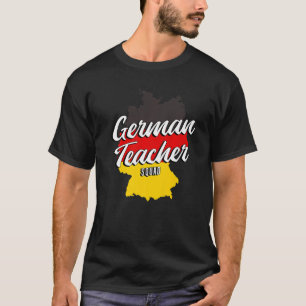 T-shirt Allemand Enseignant Allemagne Drapeau Étudiant en 