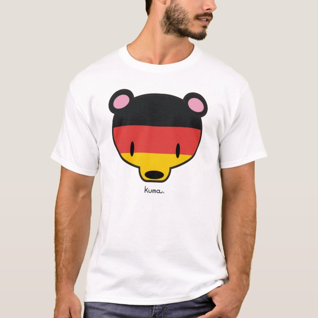 T-shirt Allemand kuma-chan (Devant)