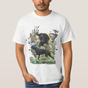 T-Shirt allemand pointeurs à cheveux courts (GSP)