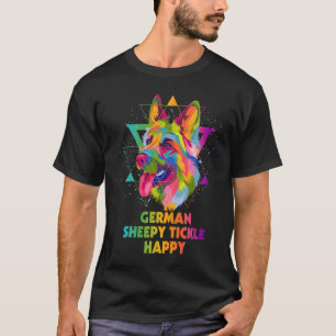 T-shirt Allemand Sheepy Tickle Happy German Shepherd Anima