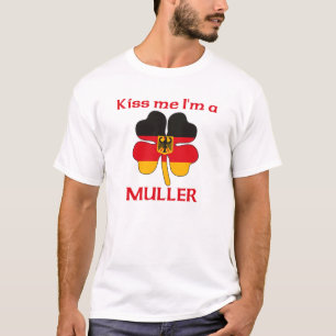 T-shirt Allemands personnalisés m'embrassent que je suis