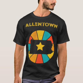 T-shirt Allentown Pennsylvania Vintage Souvenir démantelé