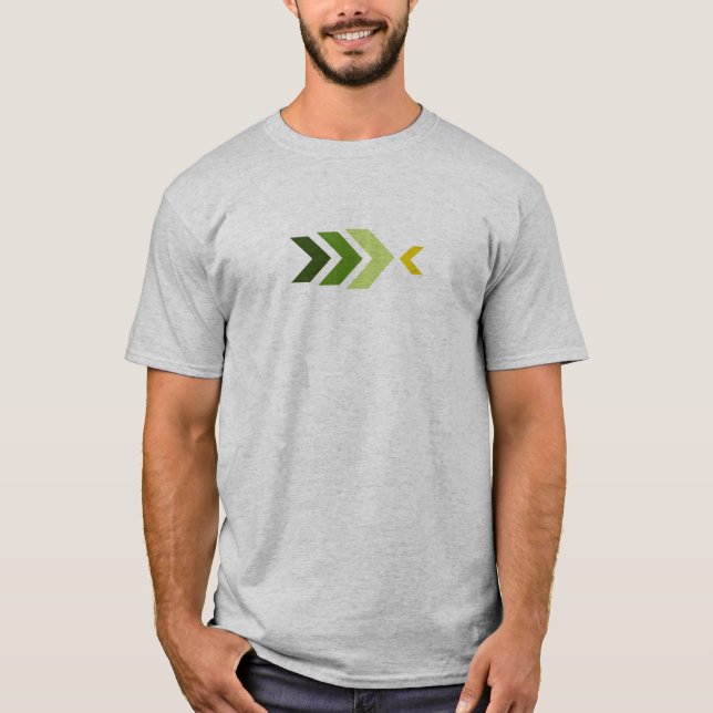 T-shirt Aller à l'encontre le grain ! (Devant)