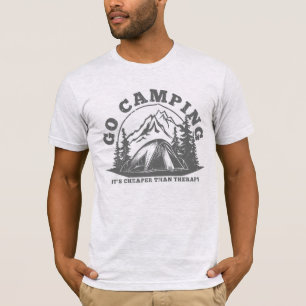 T-shirt Aller camper c'est moins cher que la thérapie Cita