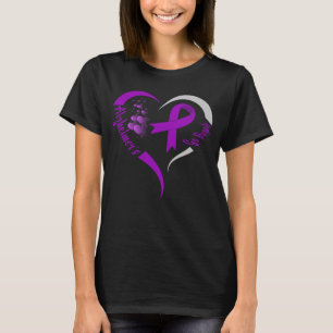 T-shirt aller coeur de sensibilisation à la maladie d'Alzh