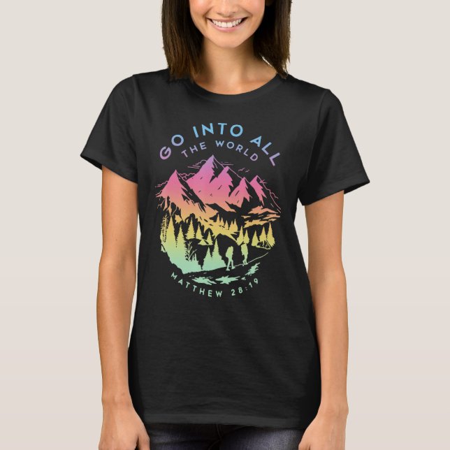 T-shirt Aller Dans Tout Le Monde Mathew 2819 Vêtements (Devant)