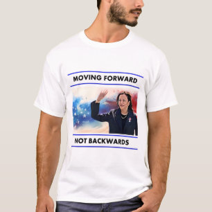 T-shirt ALLER DE L'AVANT, PAS EN ARRIÈRE-PLAN Couleurs Zet