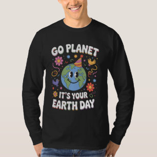 T-shirt Aller planète C'est votre jour de la Terre Mignon