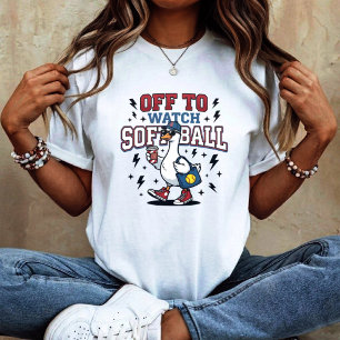 T-shirt aller-regarder-baseball