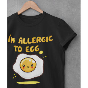T-shirt Allergie aux oeufs allergie sensibilisation