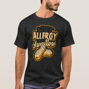 T-shirt Allergie de la noix Je ne suis pas Gluten de la no