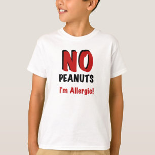 T-shirt Allergie des arachides
