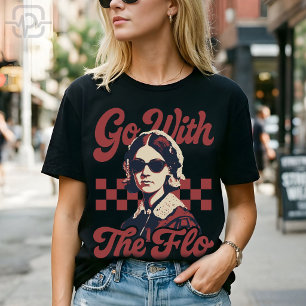T-shirt Allez avec la Flo Retro Florence Nightingale Infir