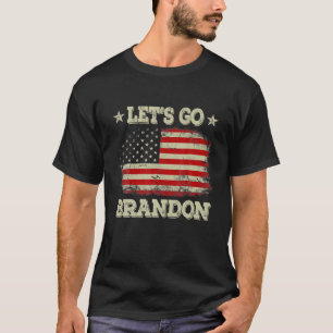 T-shirt Allez Brandon America Flag, Brandon Tee News St