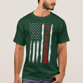 T-shirt Allez Brandon American Flag Funny Trendy Meme S