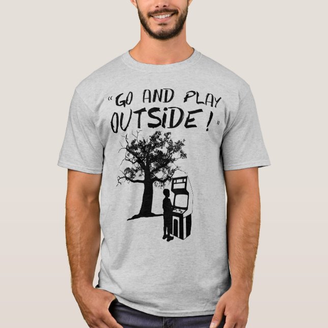 T-shirt Allez et jouez dehors ! (Devant)