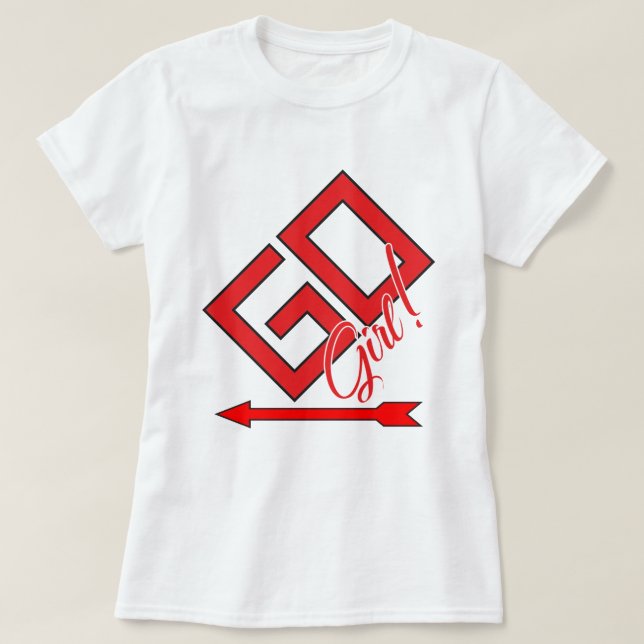 T-shirt ALLEZ Fille ! (Design devant)