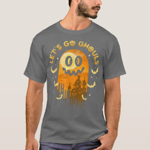 T-shirt Allez Ghouls Saison Éffrayante Halloween Trick Ou