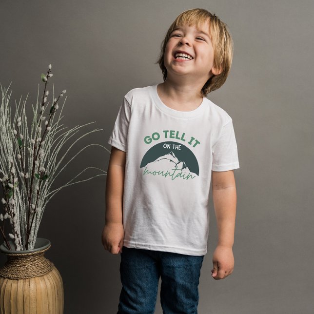 T-shirt Allez le dire sur la chemise de Christian Kid's Mo (Créateur téléchargé)