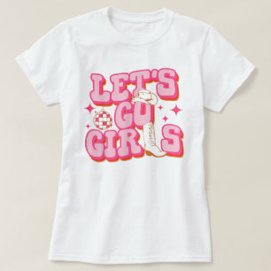 T-shirt Allez les filles fille Casquette Bottes Bacheloret
