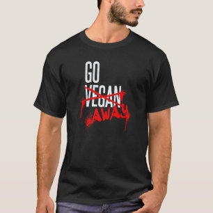 T-shirt Allez les végans, partez côtes de porc grillées