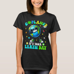 T-shirt Allez planète c'est votre jour de la terre dabbing