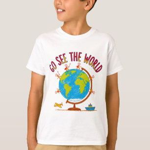 T-shirt Allez Voir Le Monde Dessin De Voyage Pour Enfants