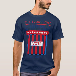 T-shirt Allez voter