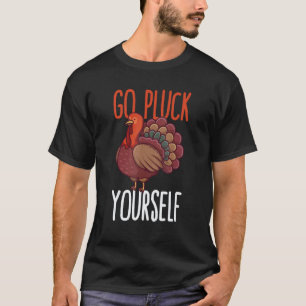T-shirt Allez vous déplumer la dinde de Thanksgiving Sauve
