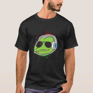 T-shirt Alligator cool avec Alligator casque