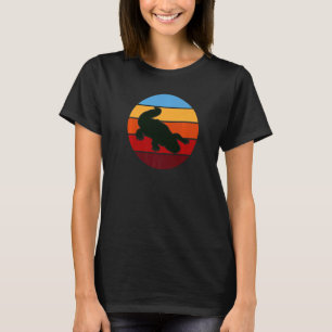 T-shirt Alligator Crocodile Retro Sunset Lover Cute Reptil