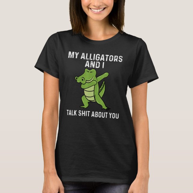 T-shirt Alligator Designs For Men Women Reptile Gator (Devant)