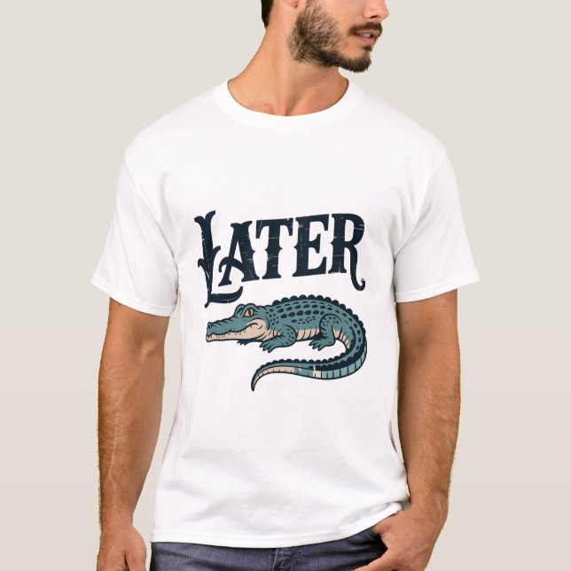 T-shirt Alligator Gator (Devant)