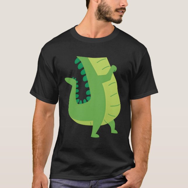 T-shirt Alligator Gator Crocodile Zoo animal (Devant)