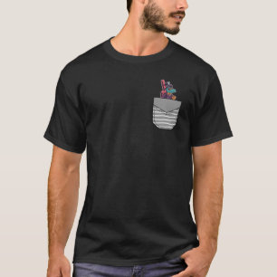 T-shirt Alligator Marcher Crocodile Guitare À Poche