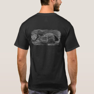 T-shirt Alligator noir et blanc