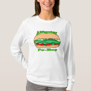 T-shirt Alligator Po-Boy, Sandwich