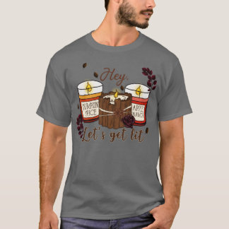 T-shirt Allons allumer des bougies de chute