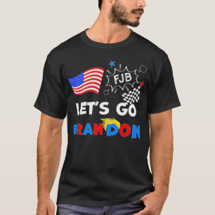 T-shirt ALLONS BRANDON avec les cheveux Trump