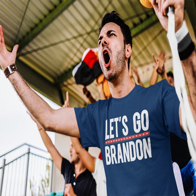 T-shirt ALLONS BRANDON Banner Funny Anti Joe Biden (Créateur téléchargé)