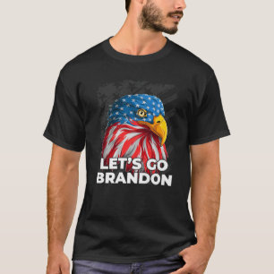 T-shirt Allons Brandon Branson USA Drapeau Branbon Branon 